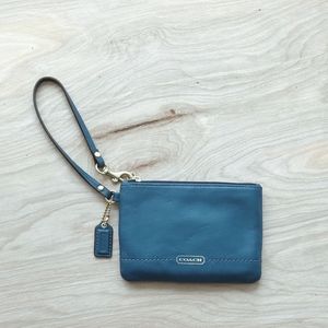 COACH Small Leather Wristlet